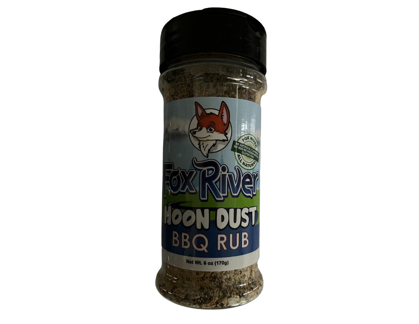 Fox River Moon Dust - 6 oz SPG+ BBQ Rub and All Purpose Seasoning