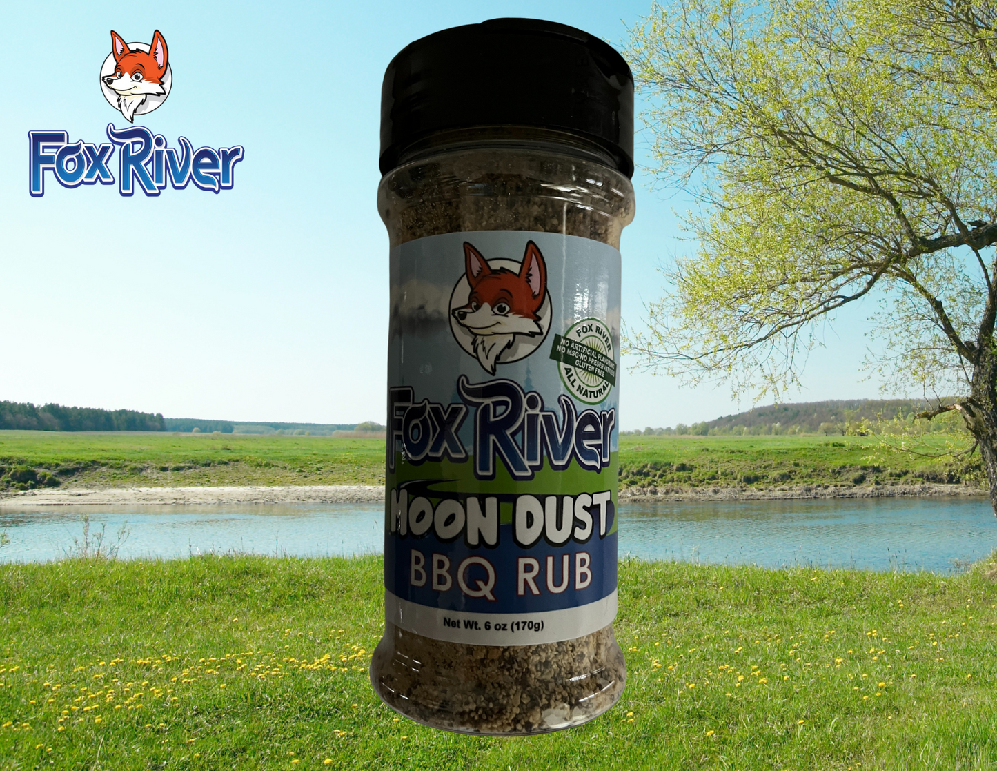 Fox River Moon Dust - 6 oz SPG+ BBQ Rub and All Purpose Seasoning