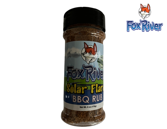 Fox River Solar Flare - 6 oz SPG+++ Spicy BBQ Rub and All Purpose Seasoning