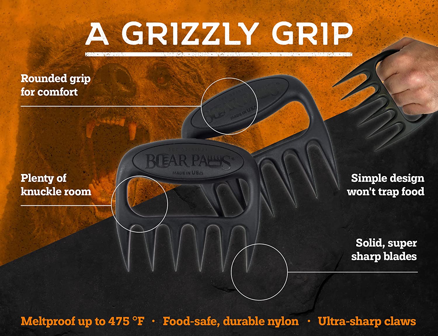 Wood Grill Scraper – Bear Paw Distribution