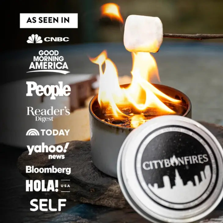 The Original Portable Fire Pit - Made in USA - Perfect for: camping, s'mores, hiking, gifts, picnics, corporate gifts, beach trips, date nights, BBQs + patios