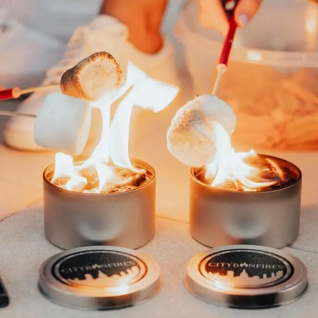The Original Portable Fire Pit - Made in USA - Perfect for: camping, s'mores, hiking, gifts, picnics, corporate gifts, beach trips, date nights, BBQs + patios