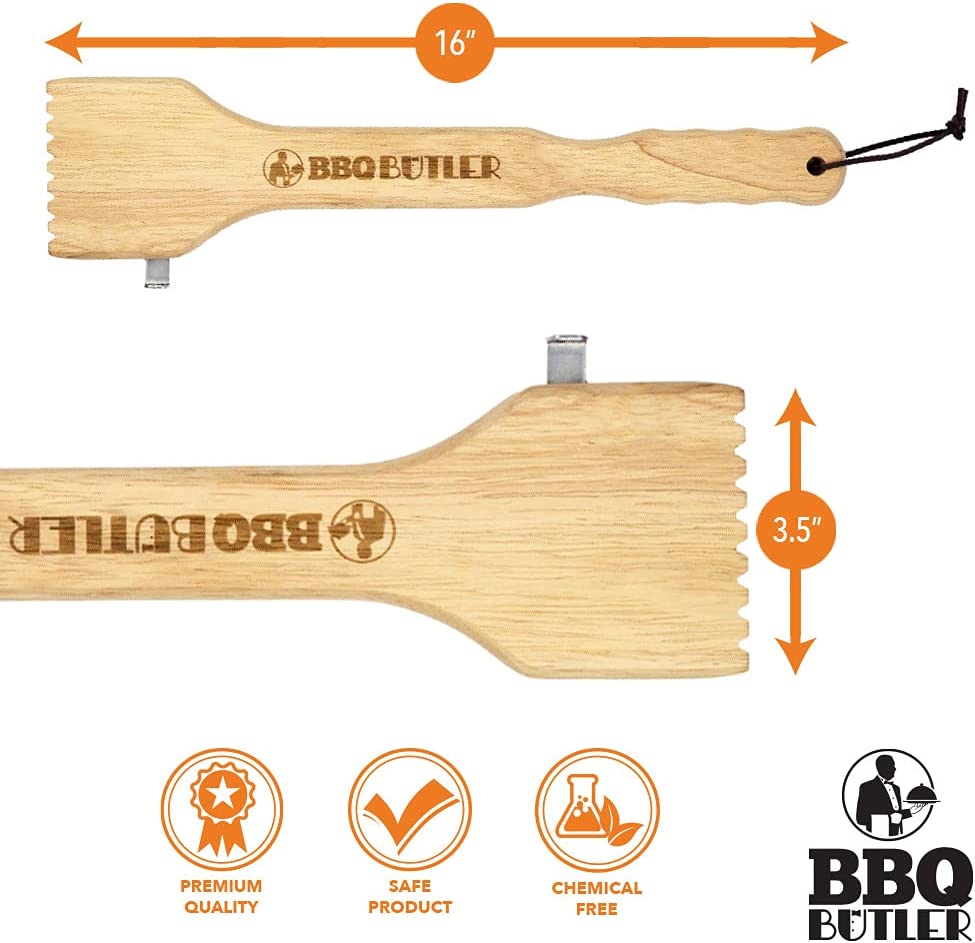 Bear Paw BBQ Butler Wood Grill Scraper